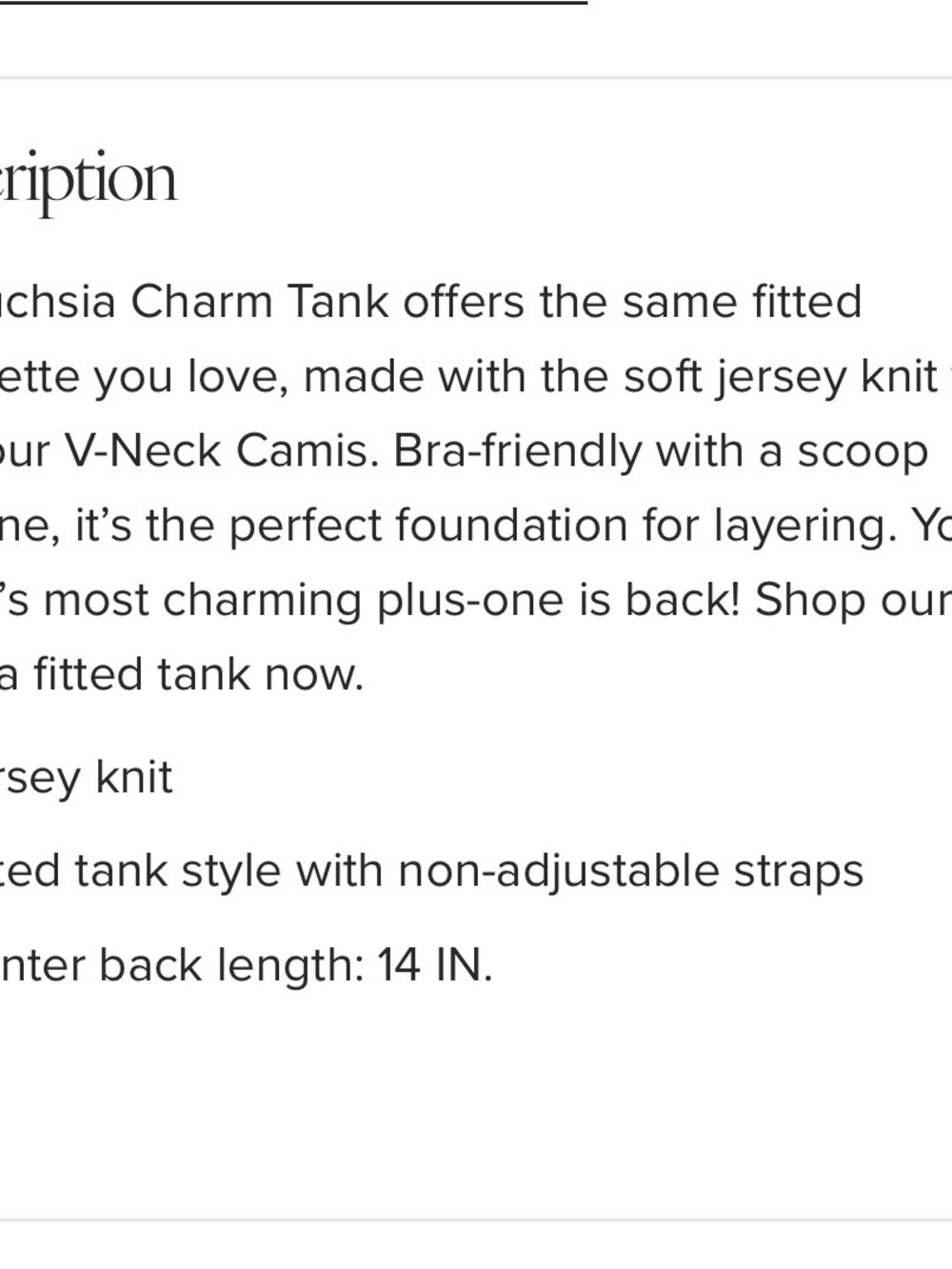 Cabi Charm Tank in Fuschia - Picture 4 of 4